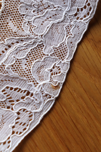 1930s Round Lace Tablecloth