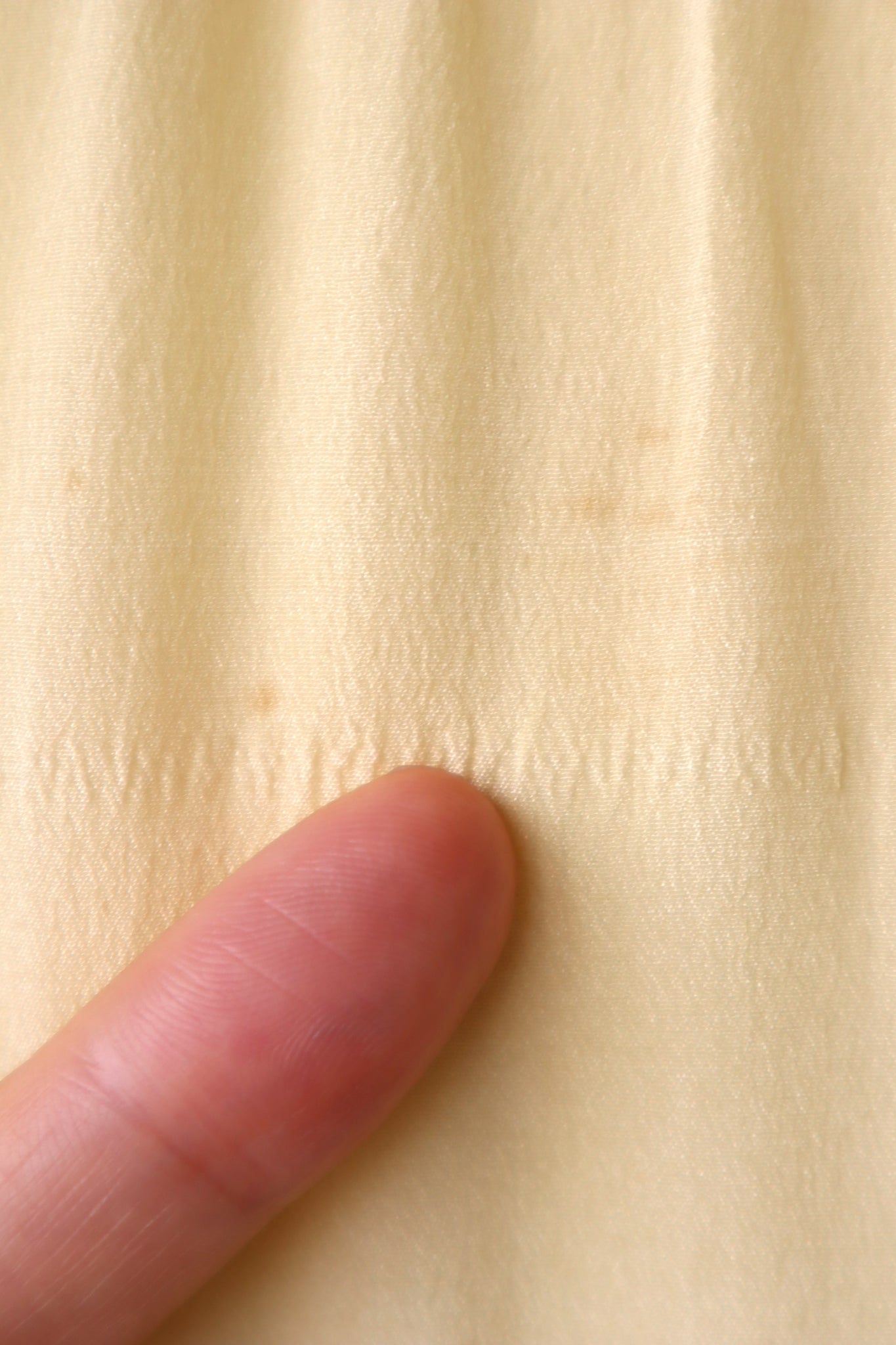 1920s Yellow Silk Slip Dress