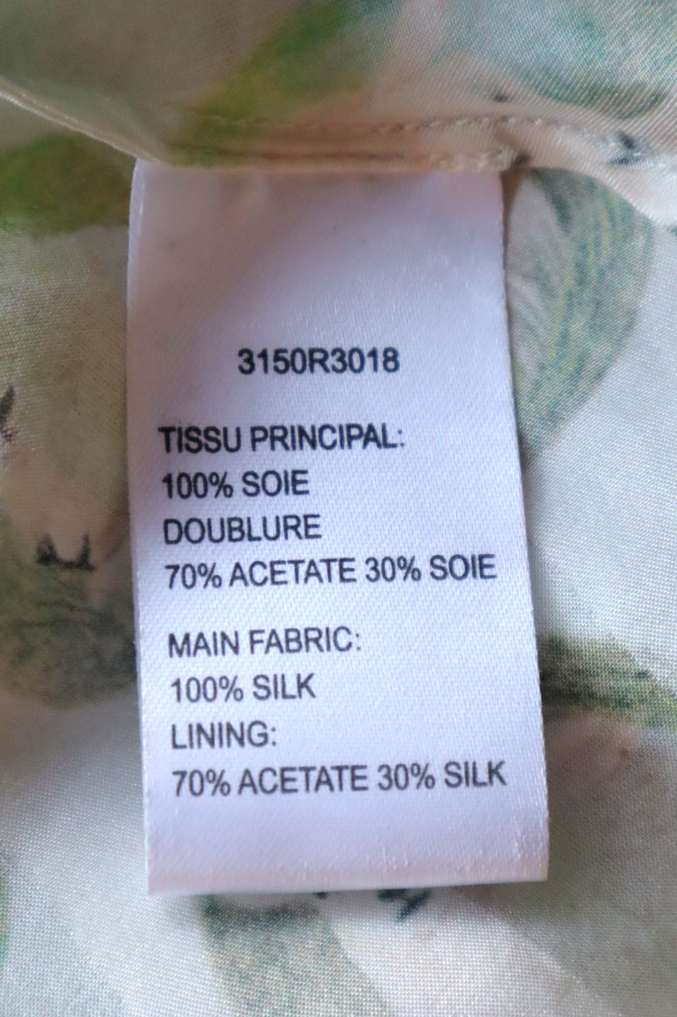 CARVEN Agneau Lamb Print Silk Maxi Dress
