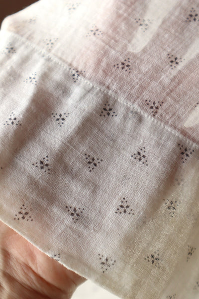 1900s~1910s White Calico Dress