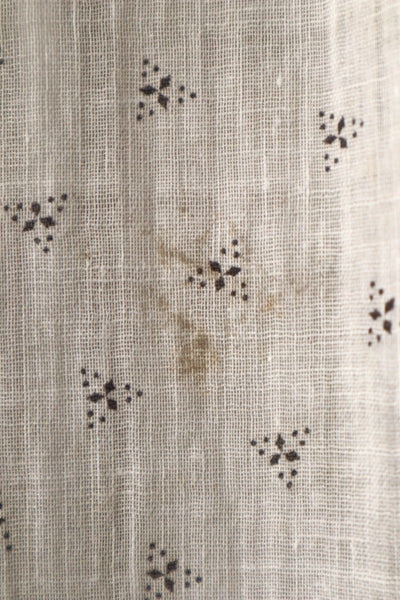 1900s~1910s White Calico Dress