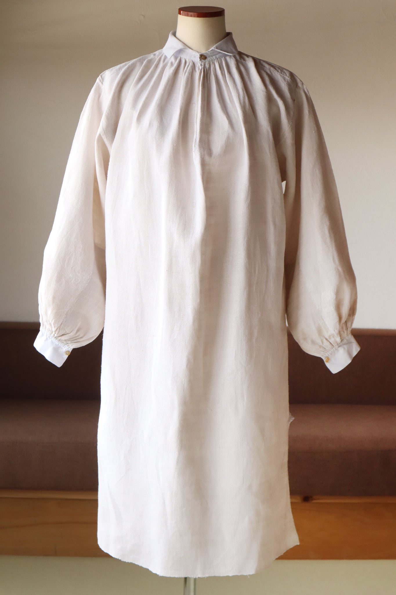 19th French Linen Smock