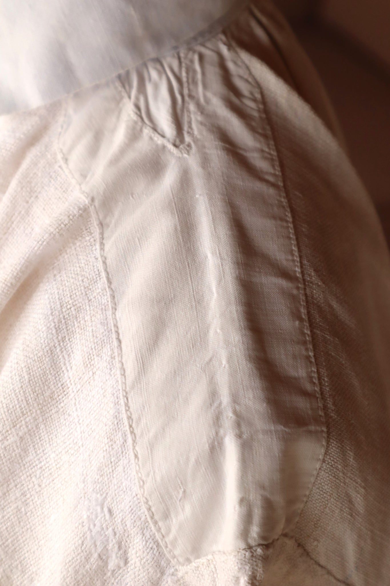 19th French Linen Smock