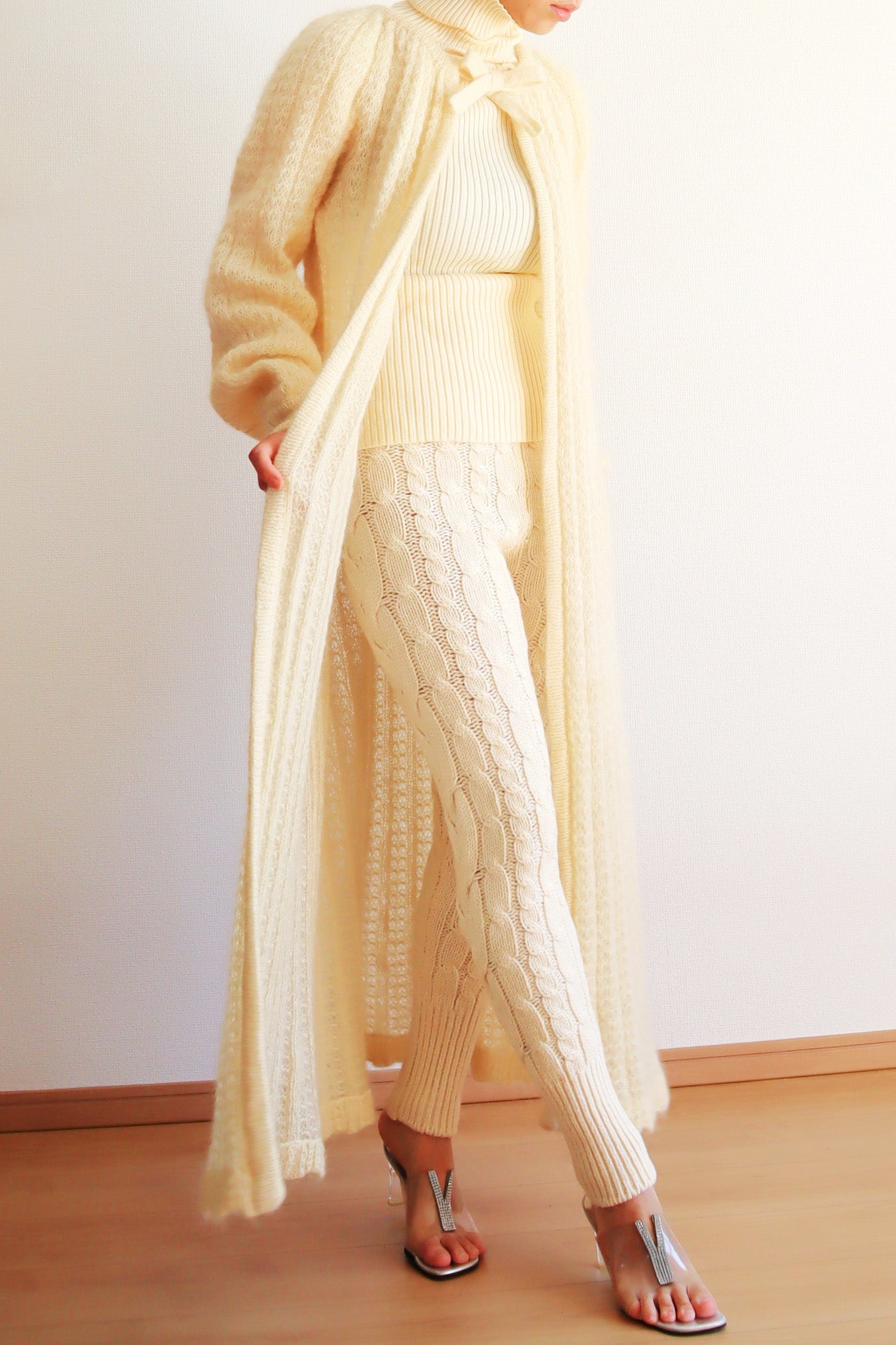 70s Mohair Knit Coat