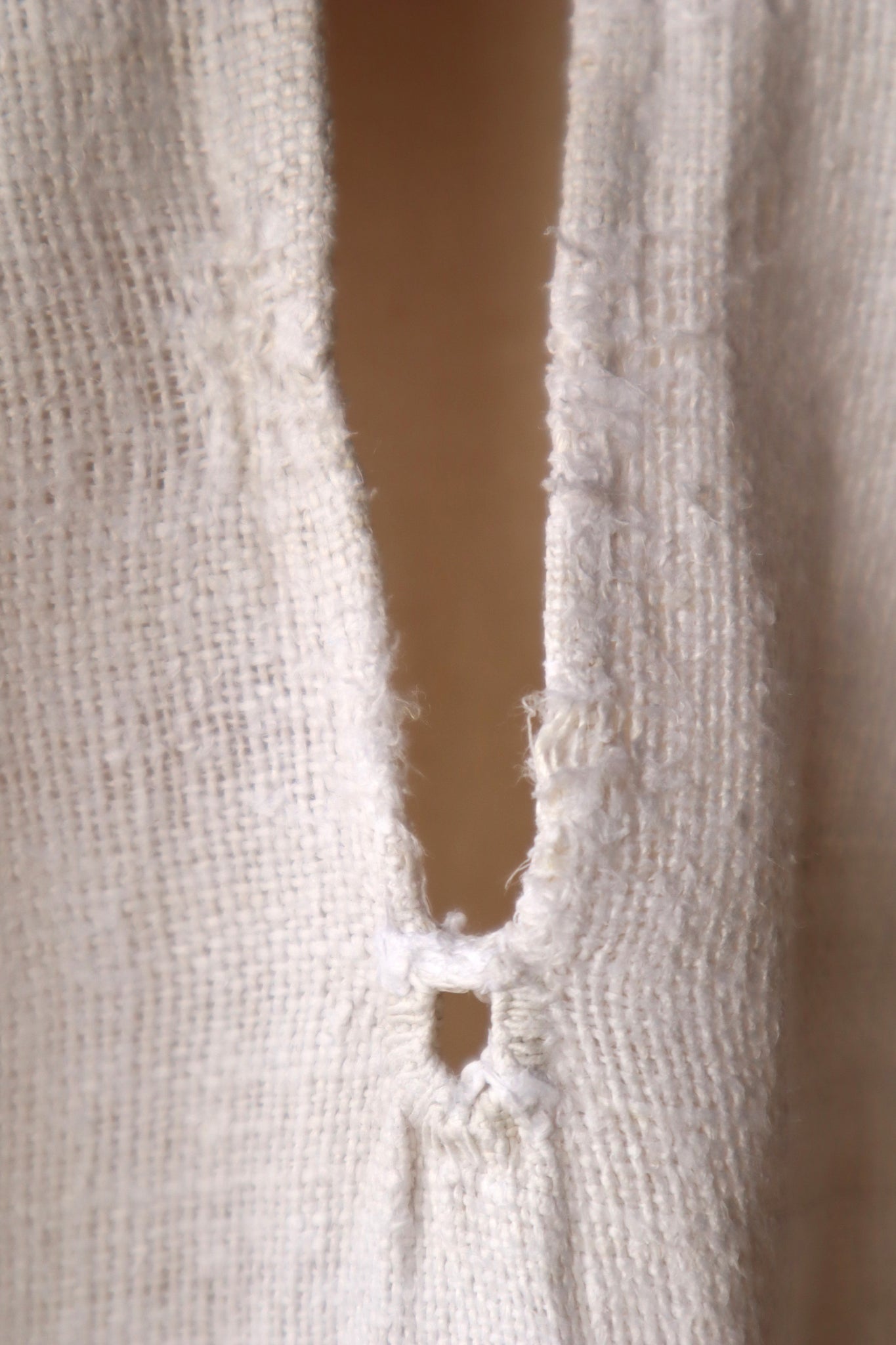 19th French Linen Smock