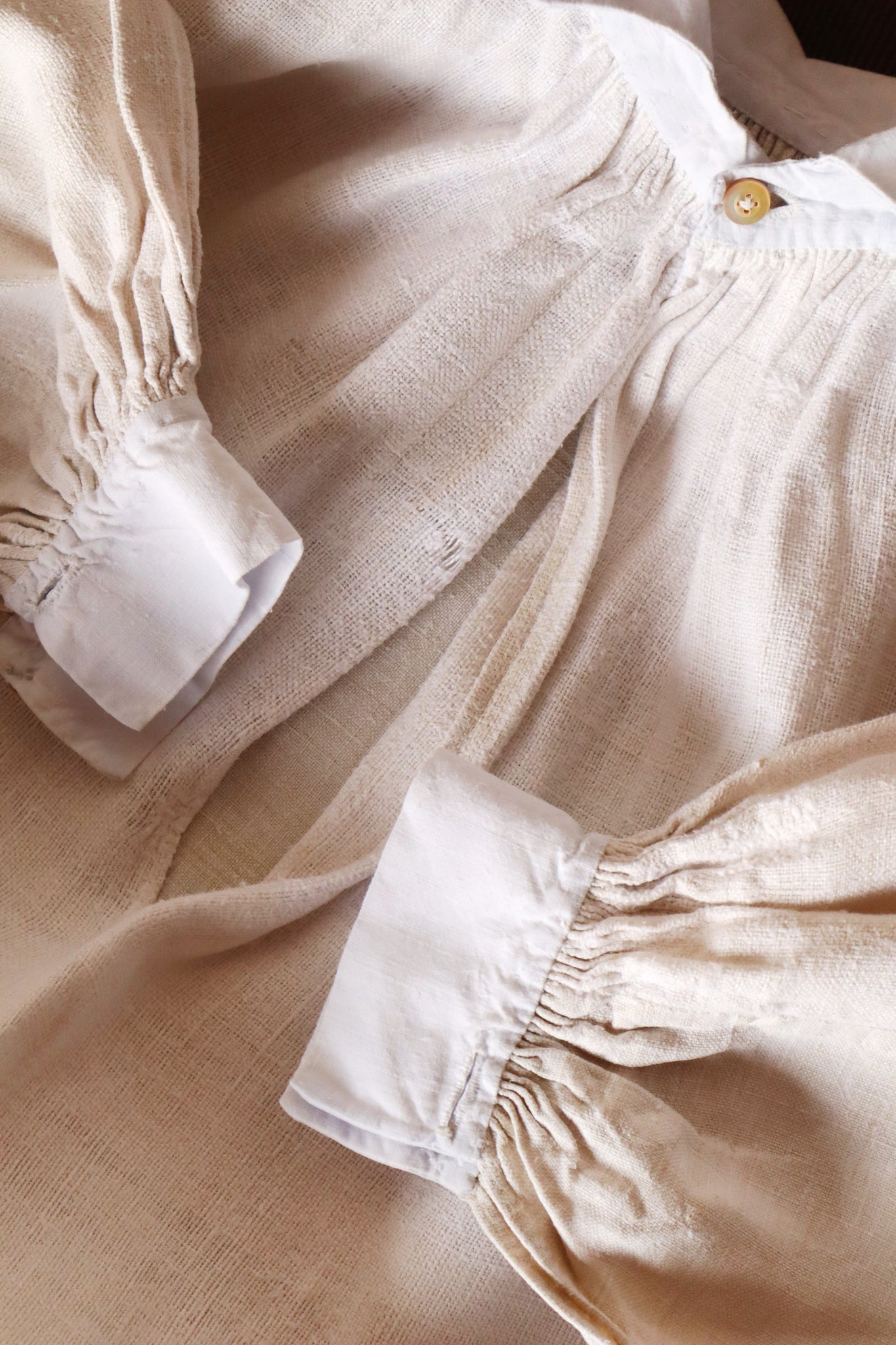 19th French Linen Smock