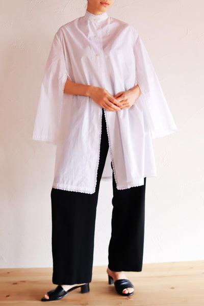 1900s-1910s Edwardian Cotton Lawn Dressing Gown