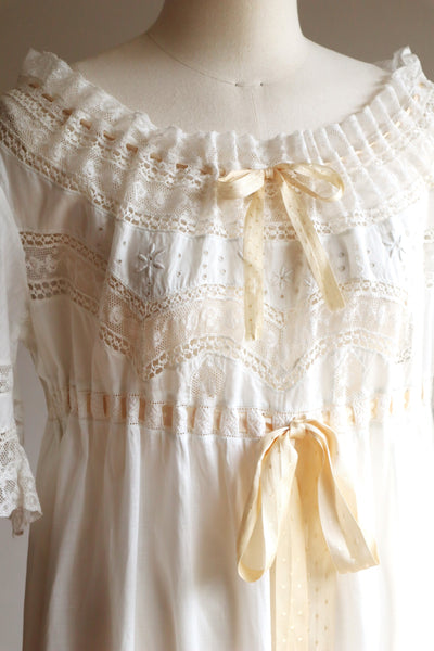 1900s Edwardian Nightgown