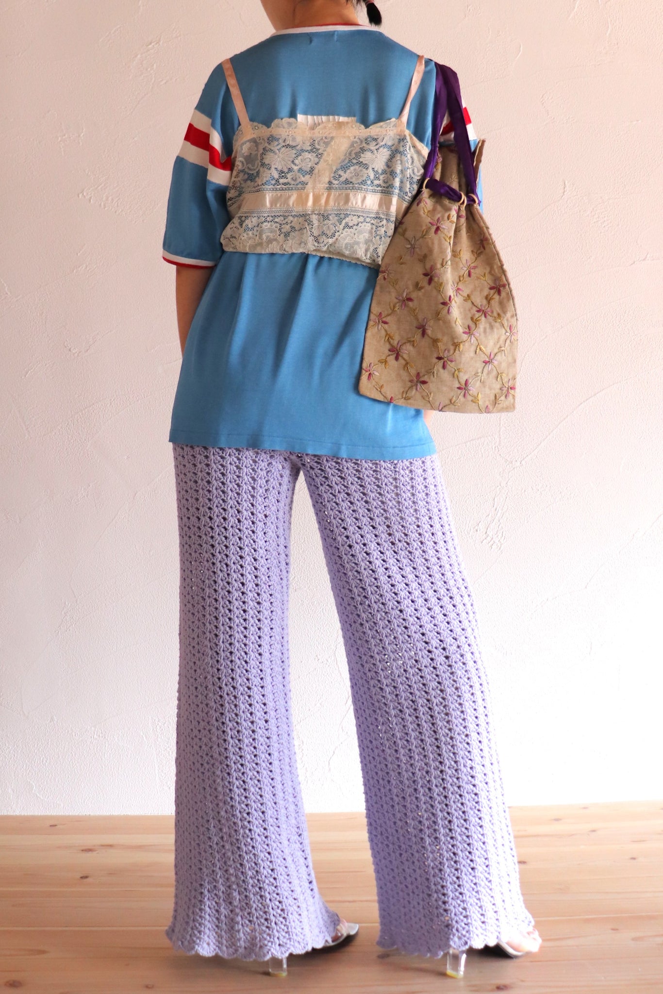 70s Chunky Knit Pants