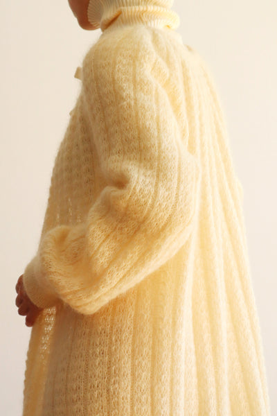 70s Mohair Knit Coat