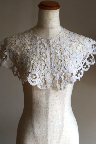 1900s–1910s Edwardian Tape Lace Collar
