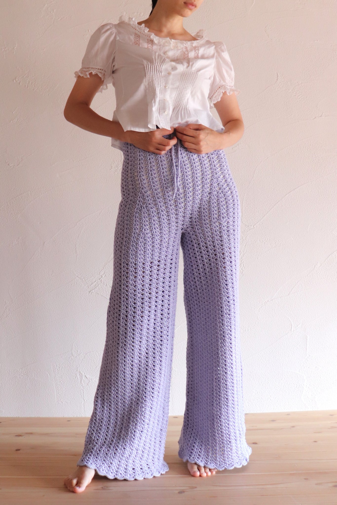 70s Chunky Knit Pants