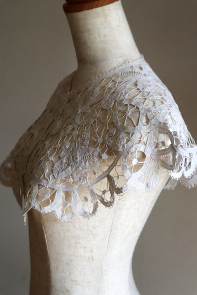 1900s–1910s Edwardian Tape Lace Collar
