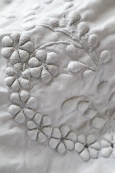 1890s 3D Flower embroidery Voluminous Skirt