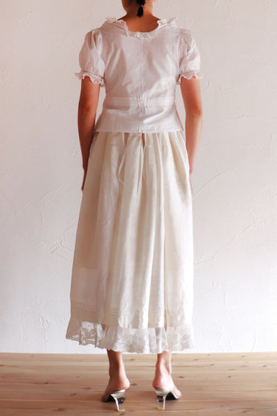 1910s Silk Petticoat Skirt B