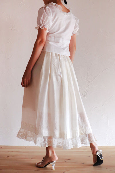 1910s Silk Petticoat Skirt B