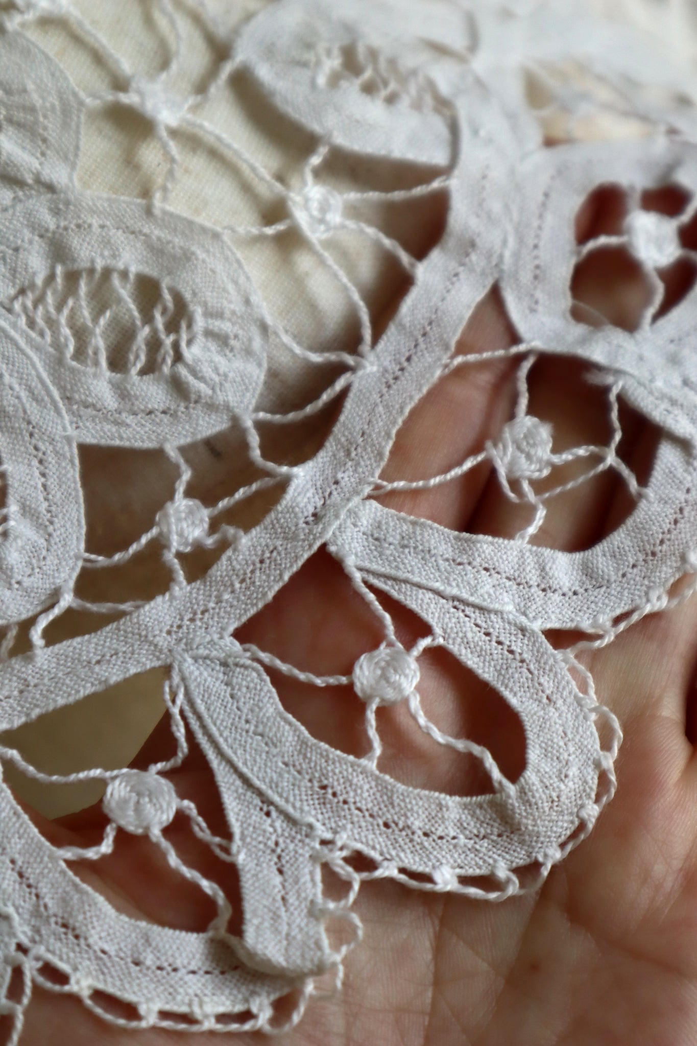 1900s–1910s Edwardian Tape Lace Collar
