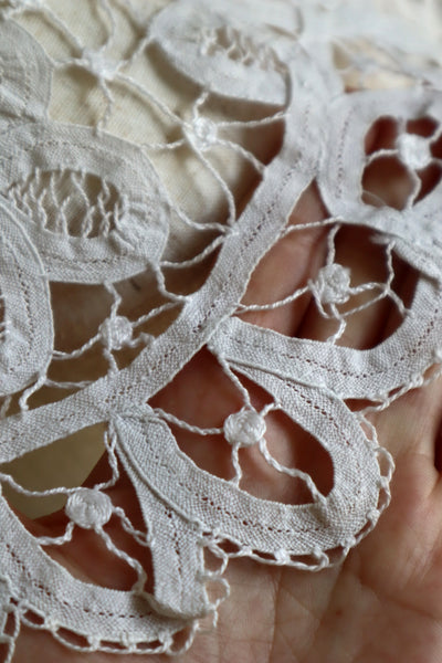 1900s–1910s Edwardian Tape Lace Collar