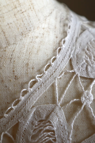 1900s–1910s Edwardian Tape Lace Collar