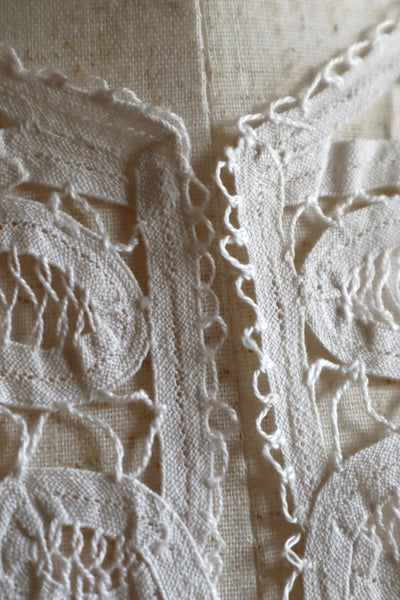 1900s–1910s Edwardian Tape Lace Collar