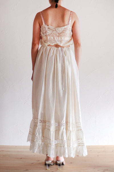 1910s Silk Petticoat Skirt A