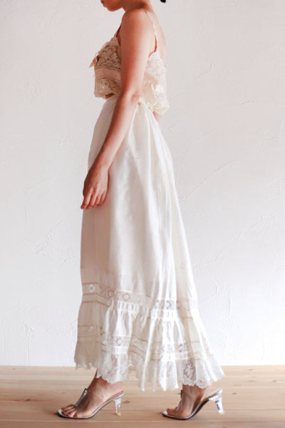 1910s Silk Petticoat Skirt A