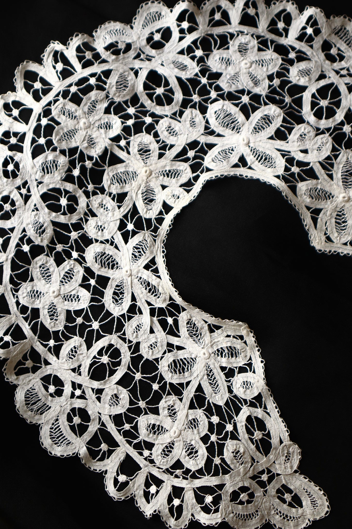 1900s–1910s Edwardian Tape Lace Collar