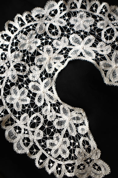 1900s–1910s Edwardian Tape Lace Collar