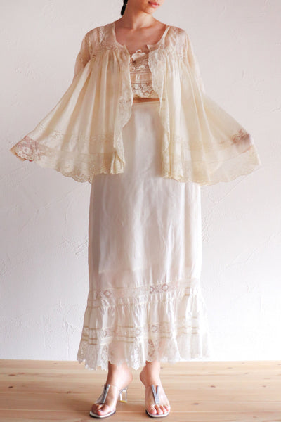 1900s Silk Bed Jacket