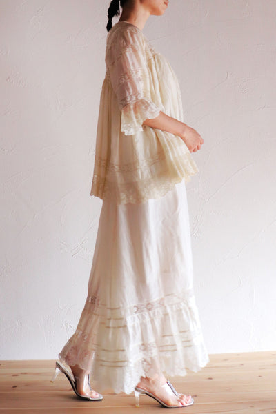 1900s Silk Bed Jacket