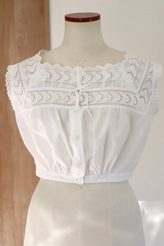 1920s Lovely Lace Corset Cover