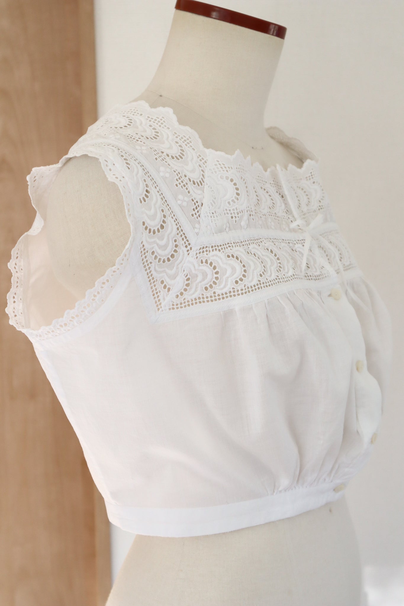 1920s Lovely Lace Corset Cover