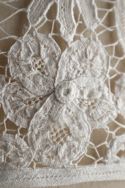 1900s French Batten Lace Corset Cover