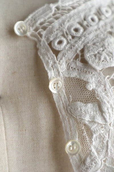 1900s French Batten Lace Corset Cover