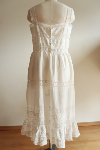1900s Edwardian Chemise Dress