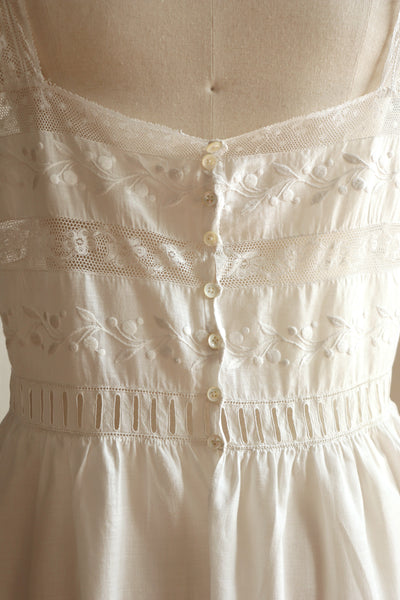 1900s Edwardian Chemise Dress