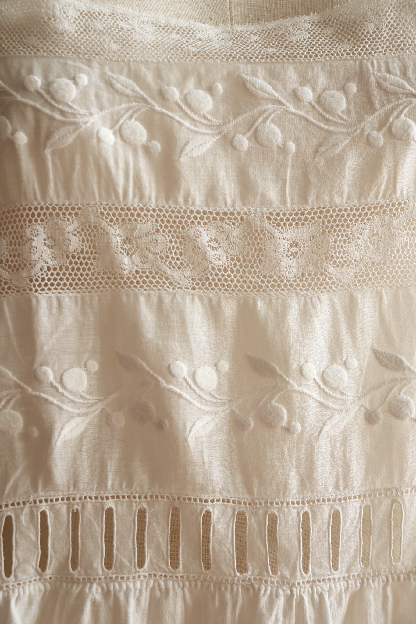 1900s Edwardian Chemise Dress