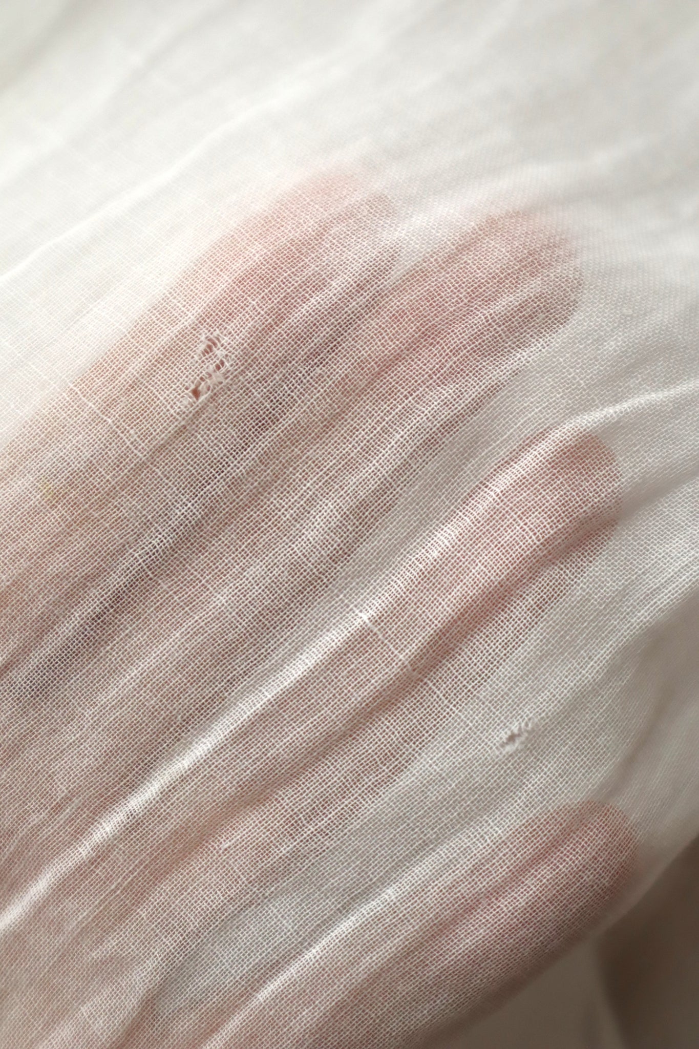 1910s Sheer White Cotton Blouse with Sailor Collar