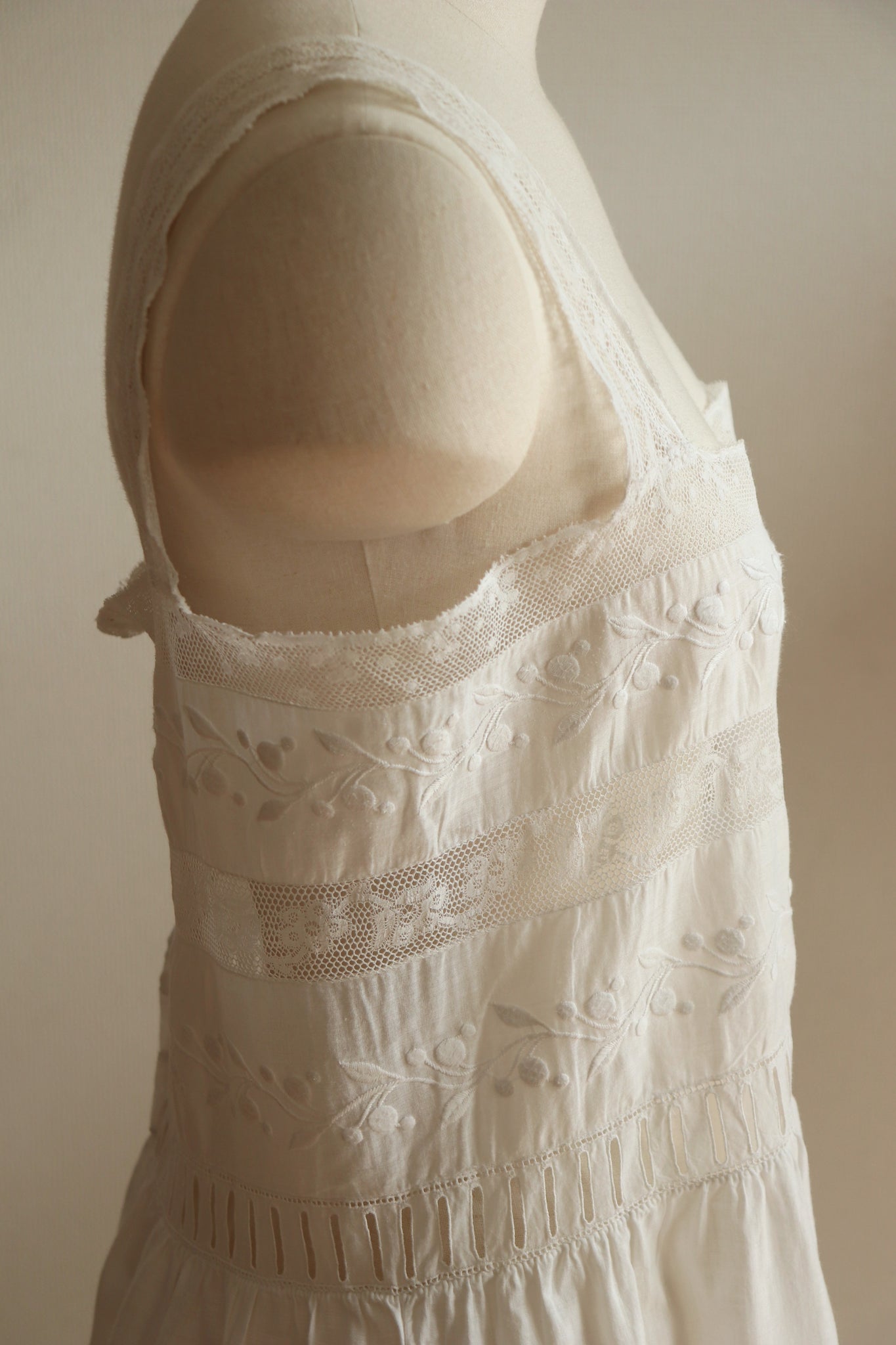 1900s Edwardian Chemise Dress