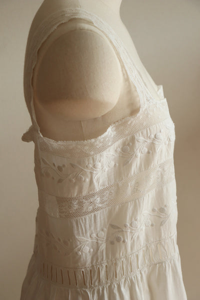 1900s Edwardian Chemise Dress