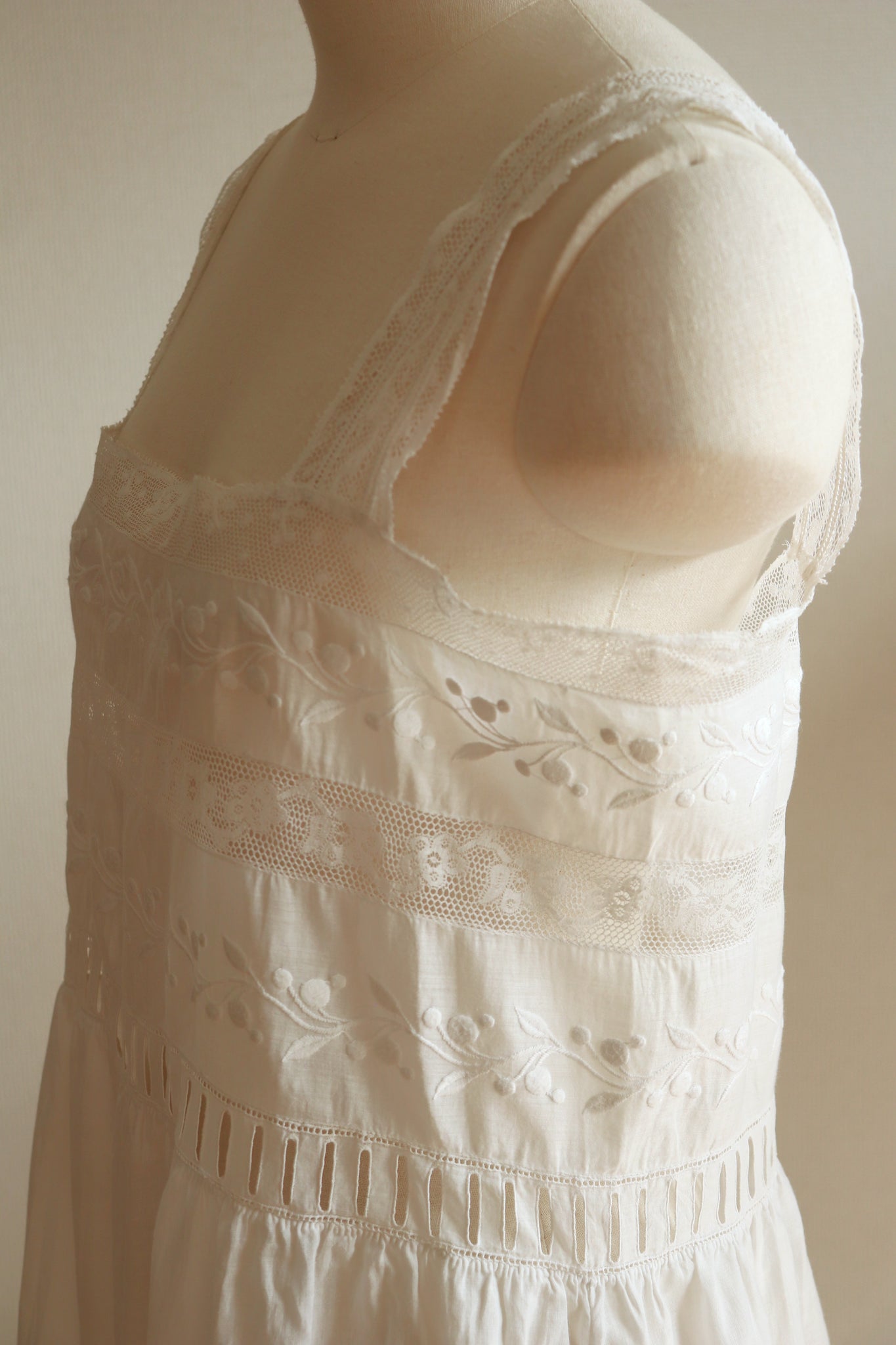 1900s Edwardian Chemise Dress