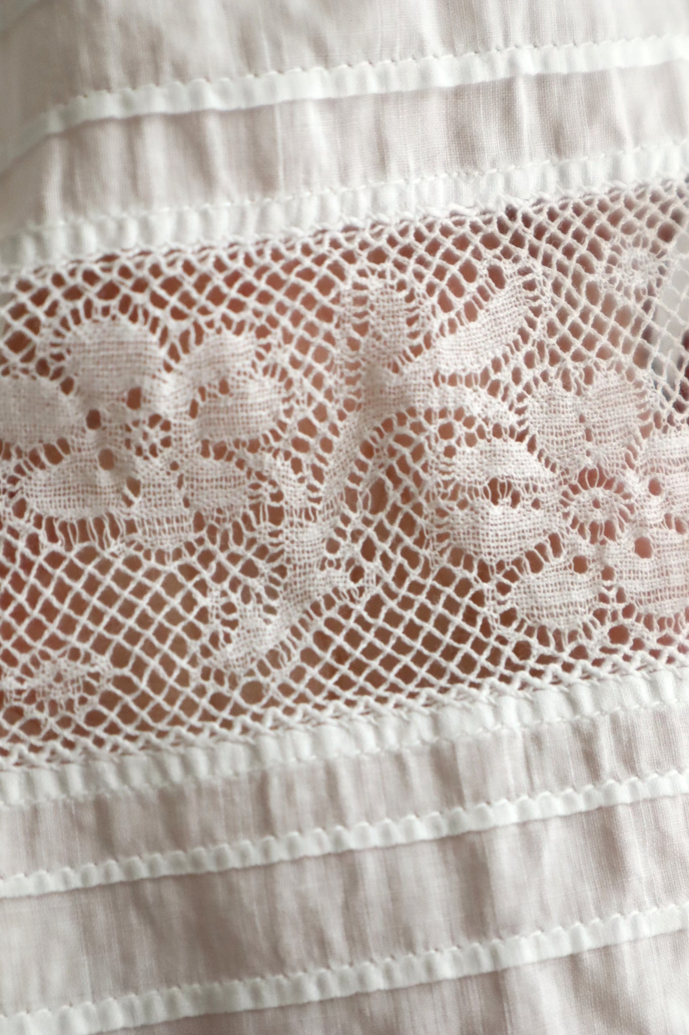 1890s White Cotton Valenciennes Lace Drawers