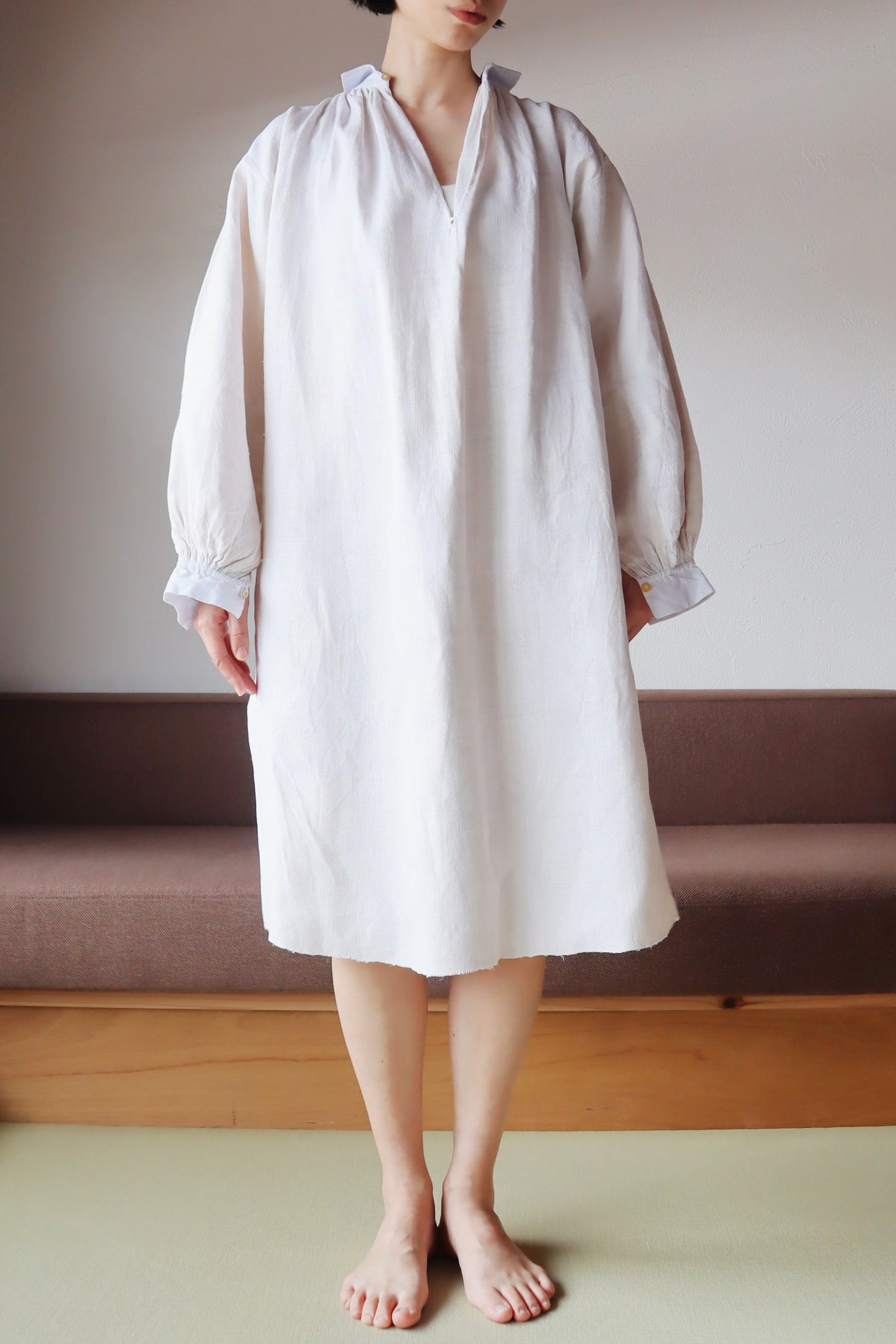 19th French Linen Smock