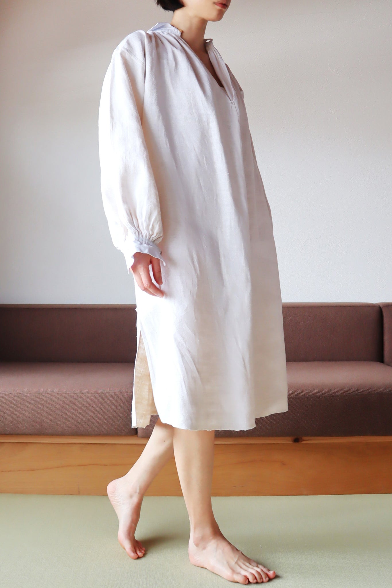19th French Linen Smock