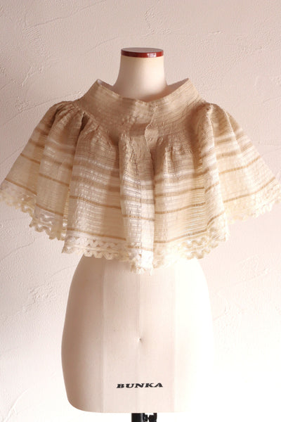 Handmade Antique Lace Capelet