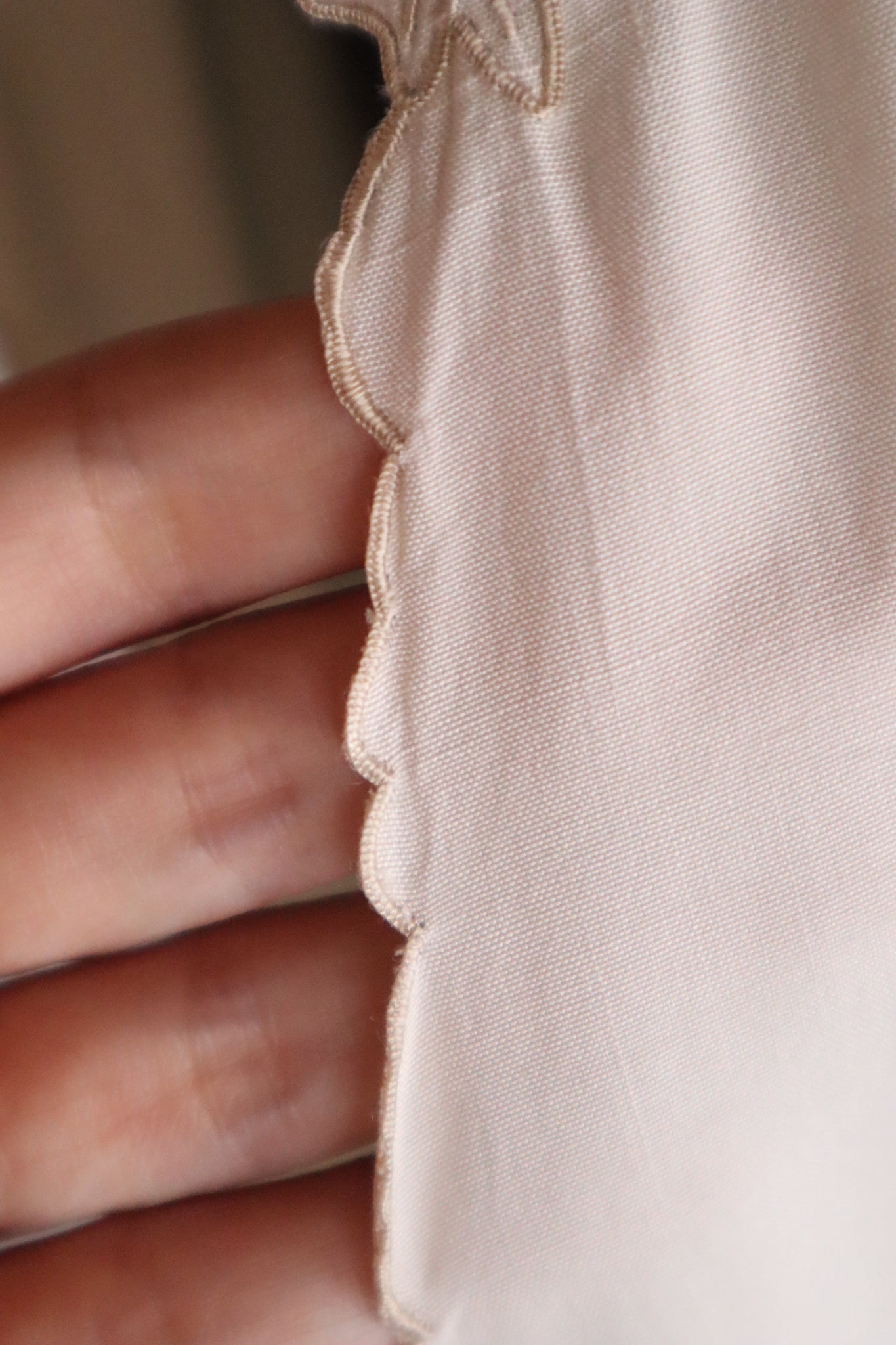 1940s Floral Cutwork Nightgown
