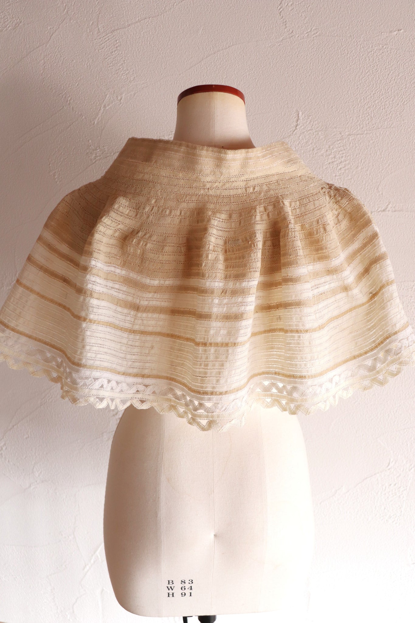 Handmade Antique Lace Capelet
