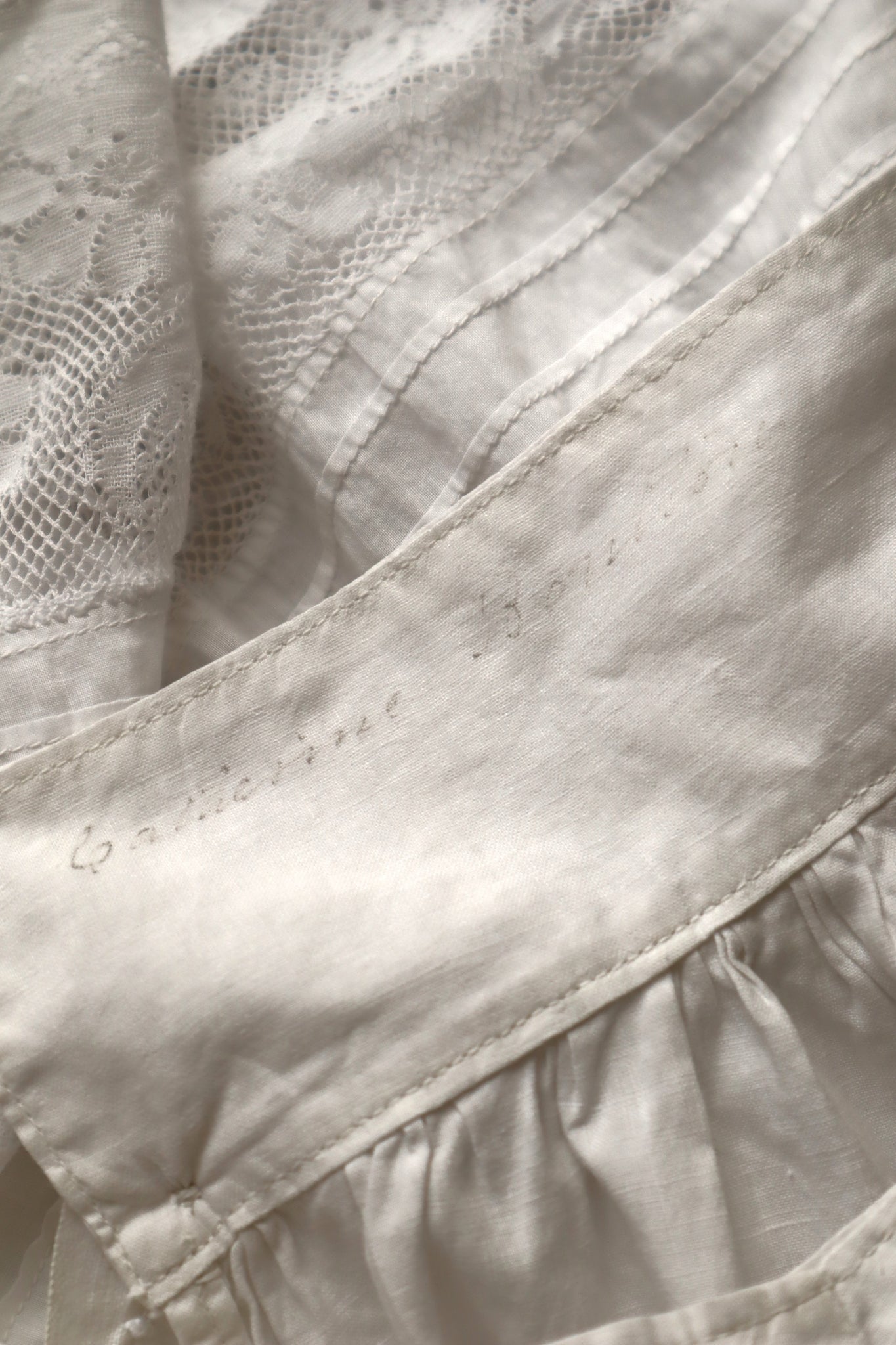 1890s White Cotton Valenciennes Lace Drawers