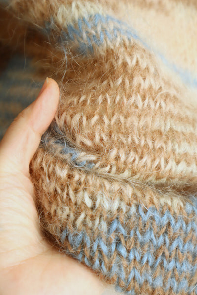 1980s Hand-Knit Soft Mohair Sweater