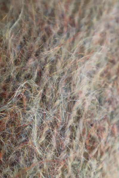 1980s Hand-Knit Iridescent Mohair Sweater